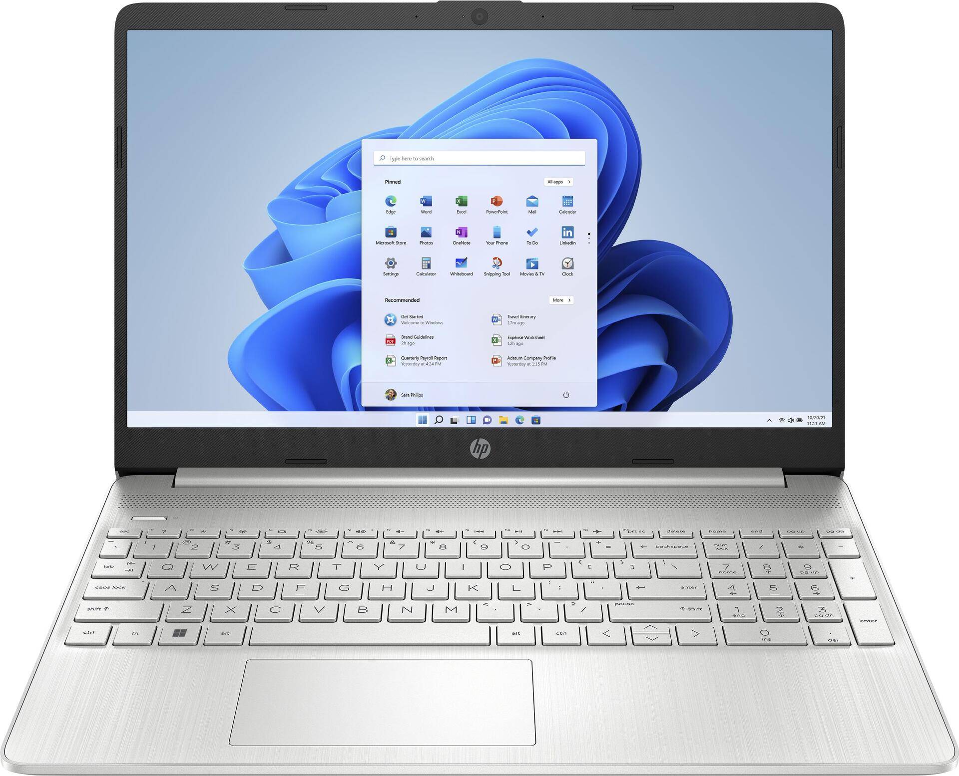 HP 15s-fq5606ng Intel® Core i5 i5-1235U Laptop 39,6 cm (15.6) Full HD 16 GB DDR4-SDRAM 512 GB SSD Wi-Fi 5 (802.11ac) Windows 11 Home in S mode Silber (7A3M6EA#ABD) von HP Inc