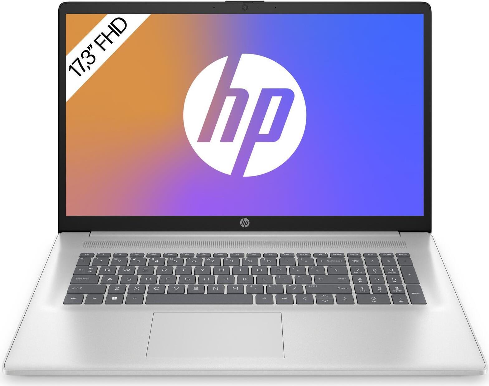HP 17-cn3052ng Laptop 43,9 cm (17.3) Full HD Intel® Core i5 i5-1334U 16 GB DDR4-SDRAM 512 GB SSD Wi-Fi 6 (802.11ax) FreeDOS Silber (9H0L7EA#ABD) von HP Inc