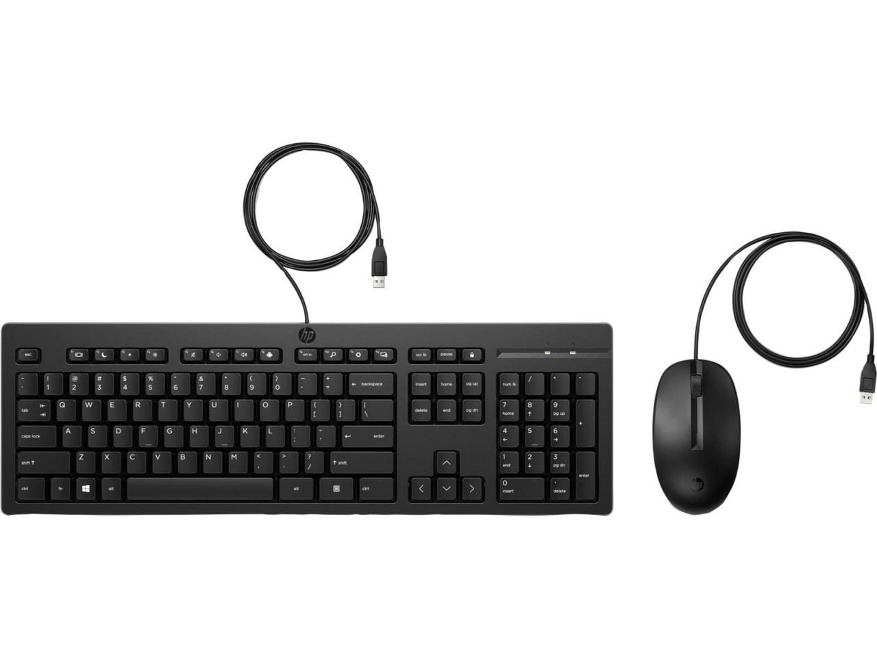 HP 225 Maus und Tastatur (kabelgebunden) von HP Inc.