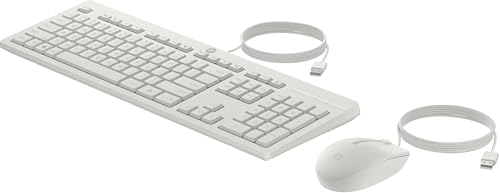HP 225 - Tastatur-und-Maus-Set - 100% - Full Size - USB - QWERTZ - Deutsch - Cashmere White HP 225 - Tastatur-und-Maus-Set - 100% - Full Size - USB - QWERTZ - Deutsch - Cashmere White von HP Inc.