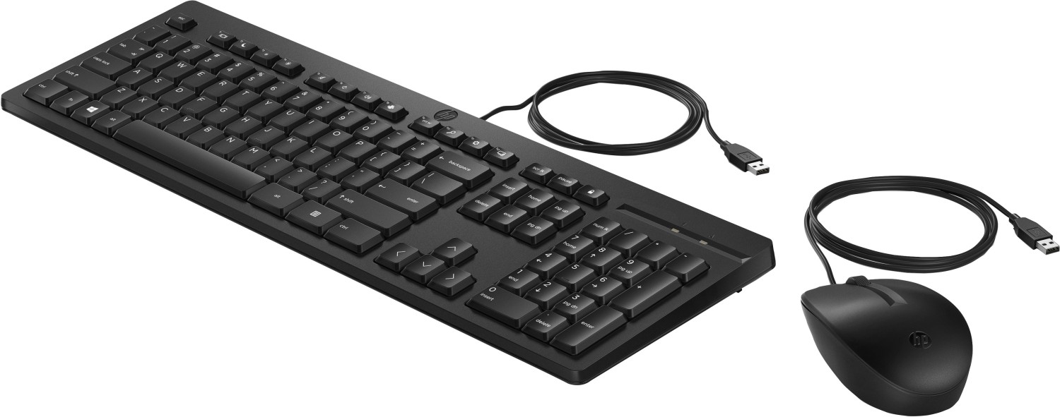 HP 225 - Tastatur-und-Maus-Set - USB - QWERTY - Englisch - für HP 245 G9, Elite 600 G9, EliteBook 645 G9, 655 G9, Pro x360, ProBook 445 G9, Fortis 14 G9 von HP Inc