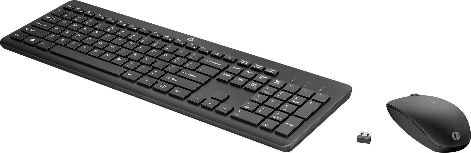 HP 235 - Tastatur-und-Maus-Set - kabellos - QWERTY - US-Layout - für HP 470 G8, EliteBook 835 G8, 840, 845 G8, 855 G8, ProBook 445 G8, 45X G8, ProBook x360 von HP Inc