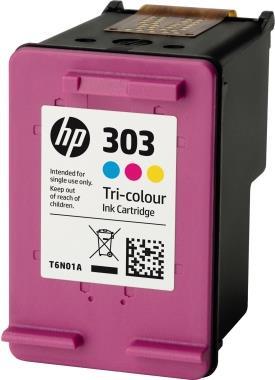 HP 303 - 4 ml - farbstoffbasiert dreifarbig - Original - Tintenpatrone - für Envy Photo 6220, Photo 6230, Photo 6255, Photo 7134, Photo 7155, Photo 7855 (T6N01AE#UUS) von HP Inc