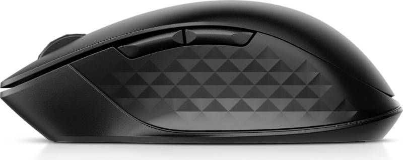 HP 435 - Maus - ergonomisch - 5 Tasten - kabellos - Bluetooth, 2,4 GHz - Bluetooth-USB-Adapter - tiefschwarz - für EliteBook 645 G9, 655 G9, Fortis 14 G10, ProBook 445 G9, 455 G9, ZBook Fury 15 G8 (3B4Q5AA#AC3) von HP Inc