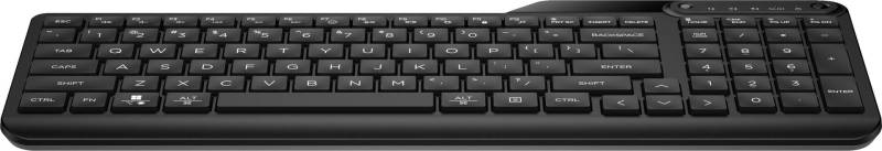 HP 460 Bluetooth-Tastatur für mehrere Geräte - Volle Größe (100%) - Kabellos - Bluetooth - Mechanischer Switch - Schwarz (7N7B8AA#ABB) von HP Inc