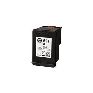 HP 651 - Schwarz - Original - Ink Advantage - Tintenpatrone - für Deskjet Ink Advantage 5575, Ink Advantage 5645, Officejet 202, 252 Mobile von HP Inc