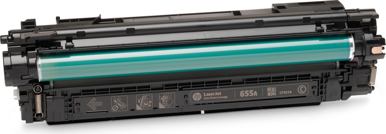 HP 655A - Cyan - Original - LaserJet - Tonerpatrone (CF451A) - für Color LaserJet Enterprise M652dn, M652n, M653dn, M653x (CF451A) von HP Inc