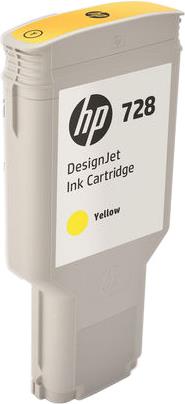 HP 728 - Gelb - Original - DesignJet - Tintenpatrone - für DesignJet T730, T830 (F9K15A) von HP Inc