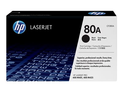 HP 80A       Schwarz     LaserJet    Tonerpatrone von HP Inc.