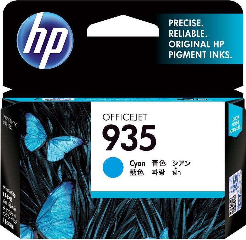 HP 935 - Cyan - Original - Tintenpatrone - für Officejet 6812, 6815, 6820, Officejet Pro 6230, 6230 ePrinter, 6830 von HP Inc
