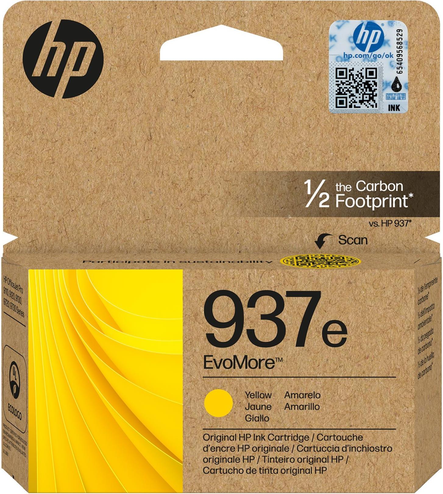 HP 937e EvoMore - Gelb - original - Tintenpatrone - für Officejet Pro 9110b (4S6W8NE#SE1) von HP Inc