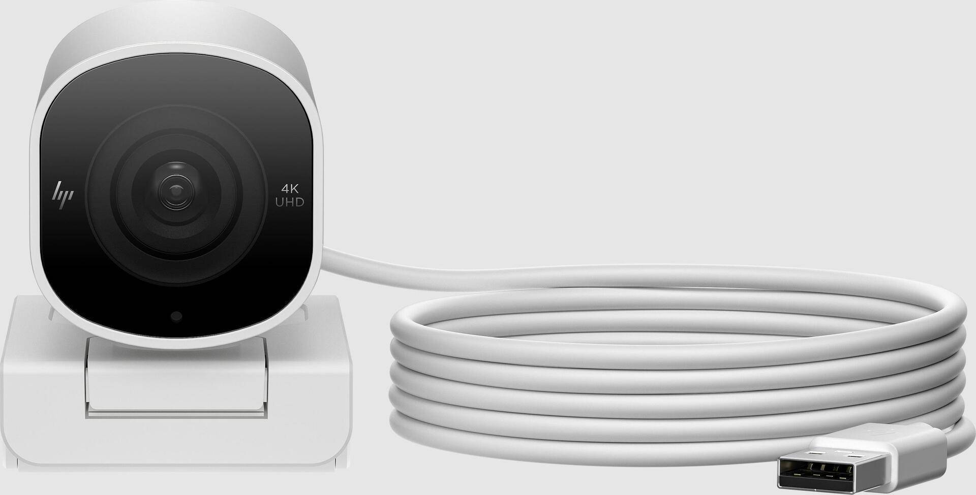 HP 960 Streaming - Webcam - Farbe - 8 MP - 3840 x 2160 - Audio - USB3.0 (695J6AA#ABB) von HP Inc