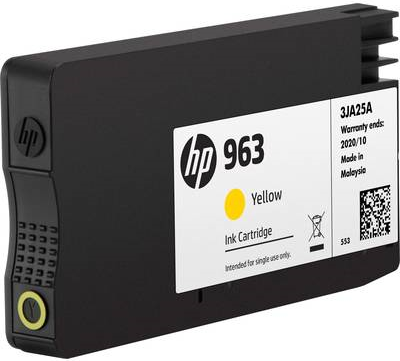 HP 963 - 10.7 ml - Gelb - Original - Officejet - Tintenpatrone - für Officejet Pro 9010, 9012, 9014, 9015, 9016, 9019/Premier, 9020, 9022, 9025 HP 963 - 10.7 ml - Gelb - Original - Officejet - Tintenpatrone - für Officejet Pro 9010, 9012, 9014, 9015, 9016, 9019/Premier, 9020, 9022, 9025 von HP Inc