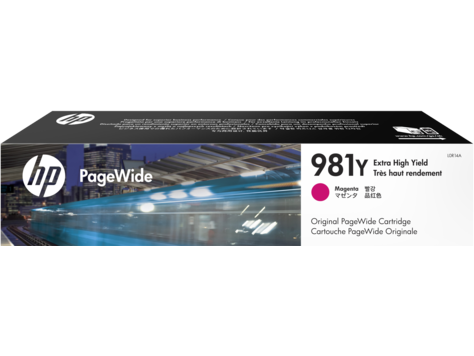 HP 981Y - Besonders hohe Ergiebigkeit - Magenta - Original - PageWide - Tintenpatrone - für PageWide Enterprise Color 556dn, 556xh (L0R14A) von HP Inc