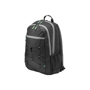HP Active (Black/Mint Green) Stoff Schwarz/Grün Rucksack (1LU22AA#ABB) von HP Inc