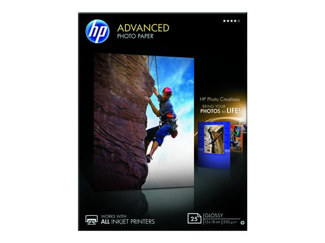 HP Advanced Glossy Photo Paper - Fotopapier, glänzend - 130 x 180 mm - 25 Bla... von HP Inc.