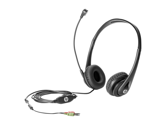 HP Business Headset v2 - Headset - ohrumschließend - kabelgebunden - für Elite Slice G2, EliteDesk 705 G5, 800 G5, ProDesk 600 G5, ProOne 400 G5, 440 G5, 600 G5 von HP Inc