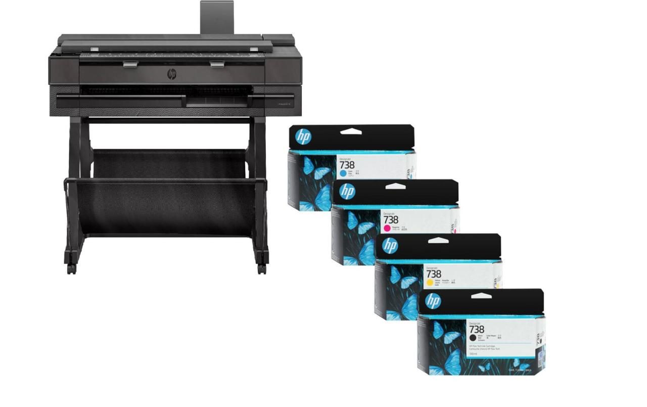 HP DesignJet T850 Multifunktions-Großformatdrucker Plotter inklusive zusätzli... von HP Inc.