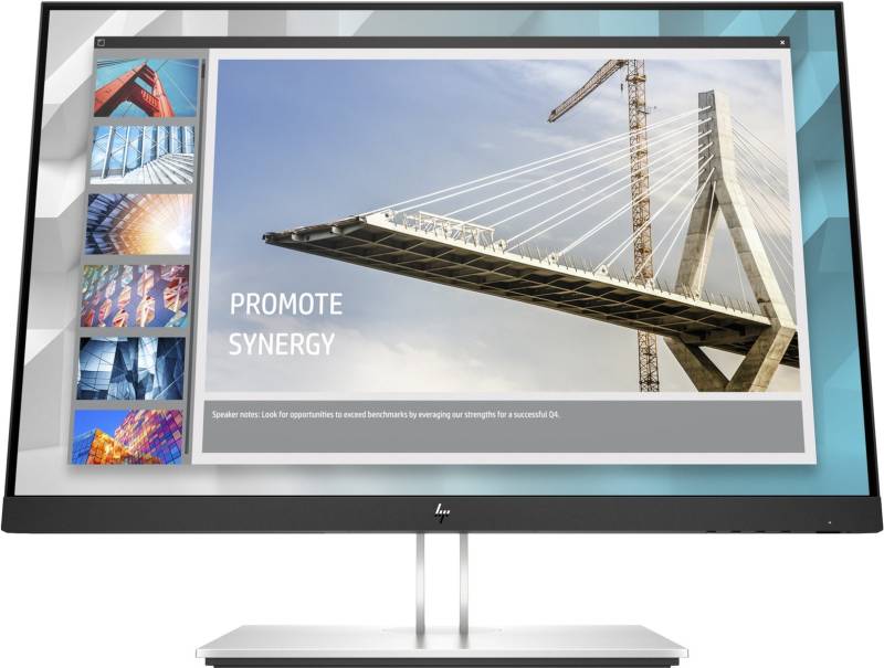 HP E24i G4 - E-Series - LED-Monitor - 61 cm (24) - 1920 x 1200 WUXGA @ 60 Hz - IPS - 250 cd/m² - 1000:1 - 5 ms - HDMI, VGA, DisplayPort - Schwarz - Sonderposten von HP Inc