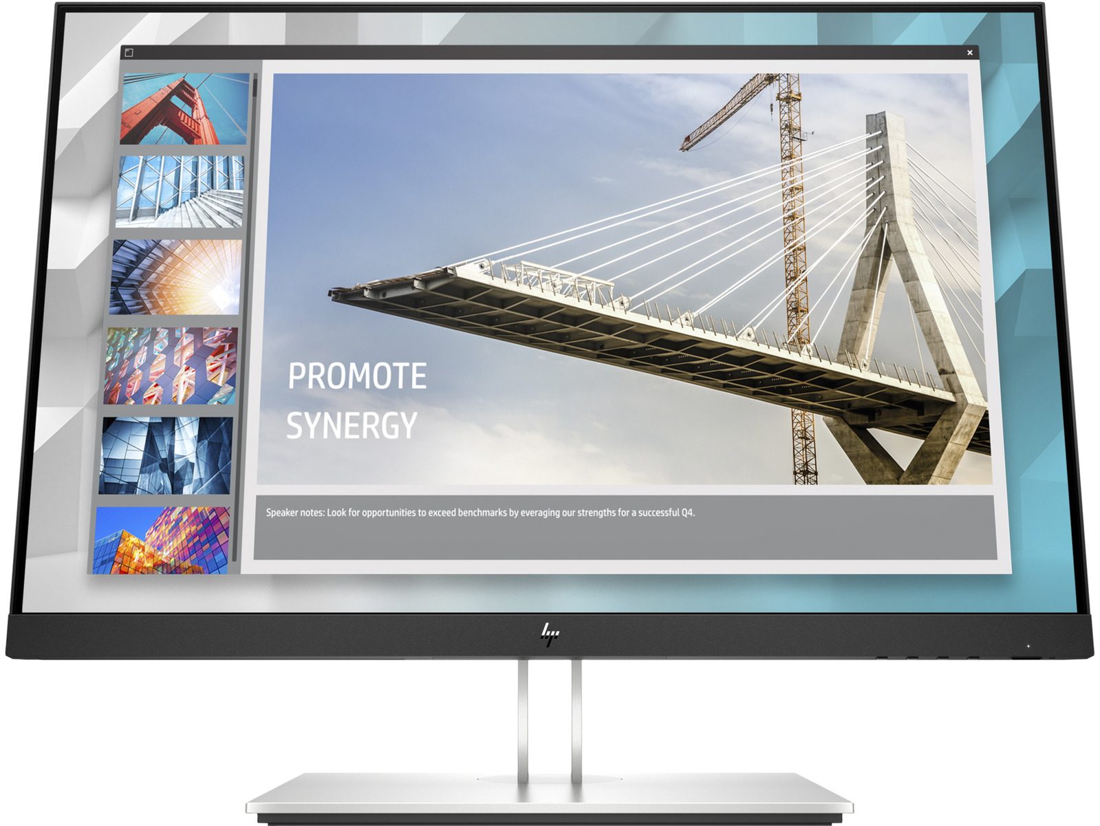 HP E24i G4 - E-Series - LED-Monitor - 61 cm (24) - 1920 x 1200 WUXGA @ 60 Hz - IPS - 250 cd/m² - 1000:1 - 5 ms - HDMI, VGA, DisplayPort - Schwarz von HP Inc