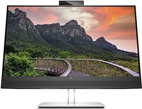 HP E27m G4 Conferencing Monitor - Schwarz - 5 ms - E-Series, LED-Monitor, 68.6 cm (27), 2560 x 1440 QHD @ 75 Hz, IPS, 300 cd/m², 1000:1, 5 ms, HDMI, DisplayPort, USB-C, Lautsprecher, Silber (Halter), schwarzer Kopf [Energieklasse F] (40Z29AA#ABB) von HP Inc