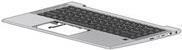 HP - Ersatztastatur Notebook - hinterleuchtet - Deutsch - mit obere Abdeckung - für EliteBook 840 G7 (Privacy) von HP Inc