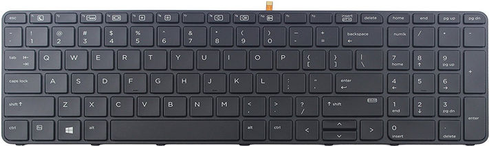 HP - Ersatztastatur Notebook - hinterleuchtet - Deutschland von HP Inc