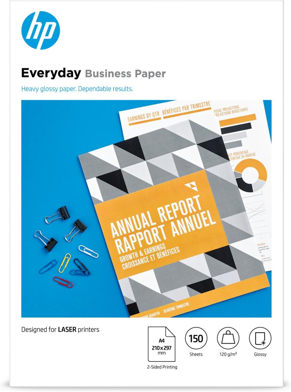 HP Everyday Business Laser-Papier – A4, glänzend, 120 g/m² von HP Inc.