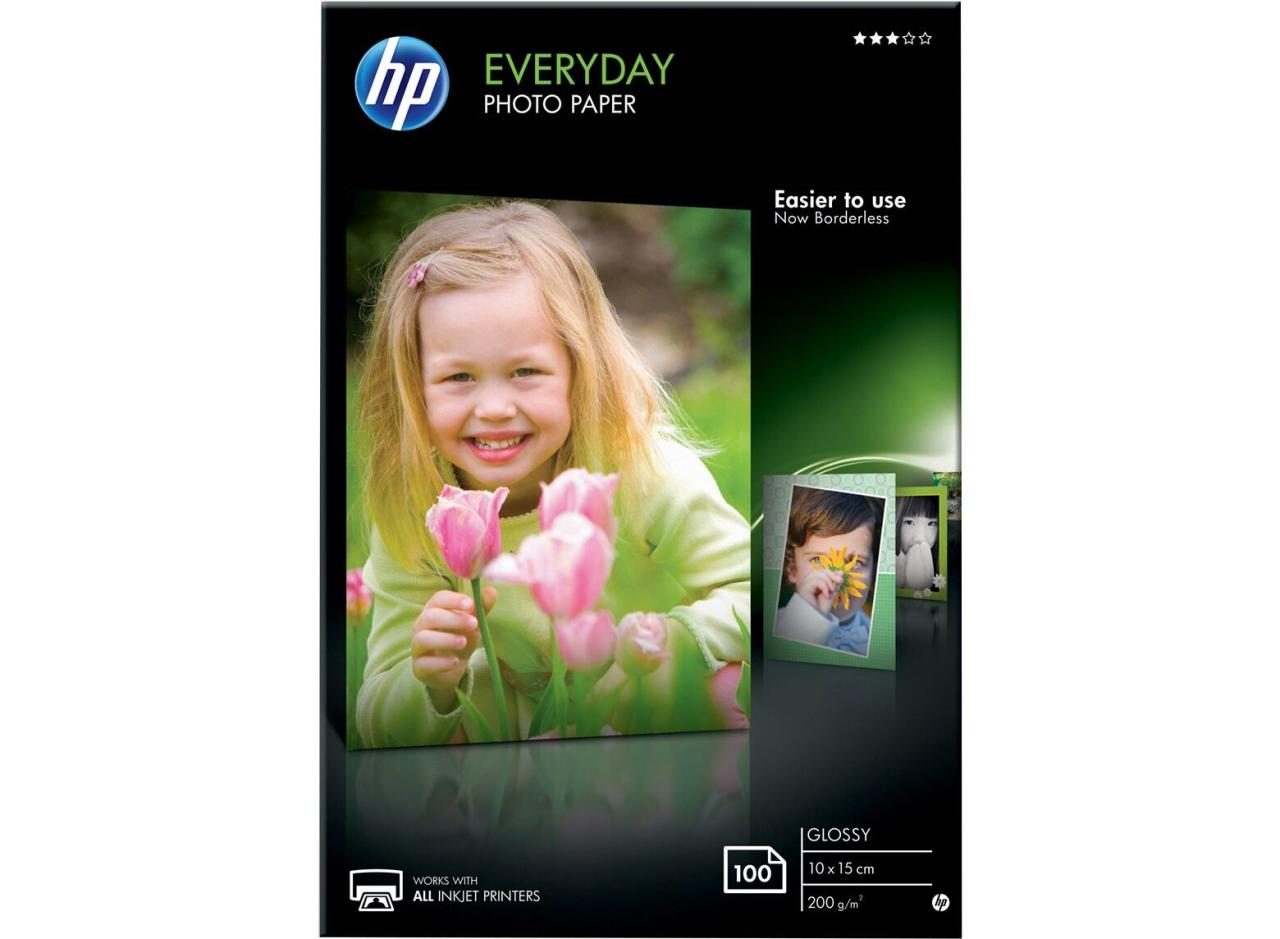 HP Fotopapier glänzend (100 x 150 mm) 200 g/m² - 100 Blatt für Officejet Pro ... von HP Inc.