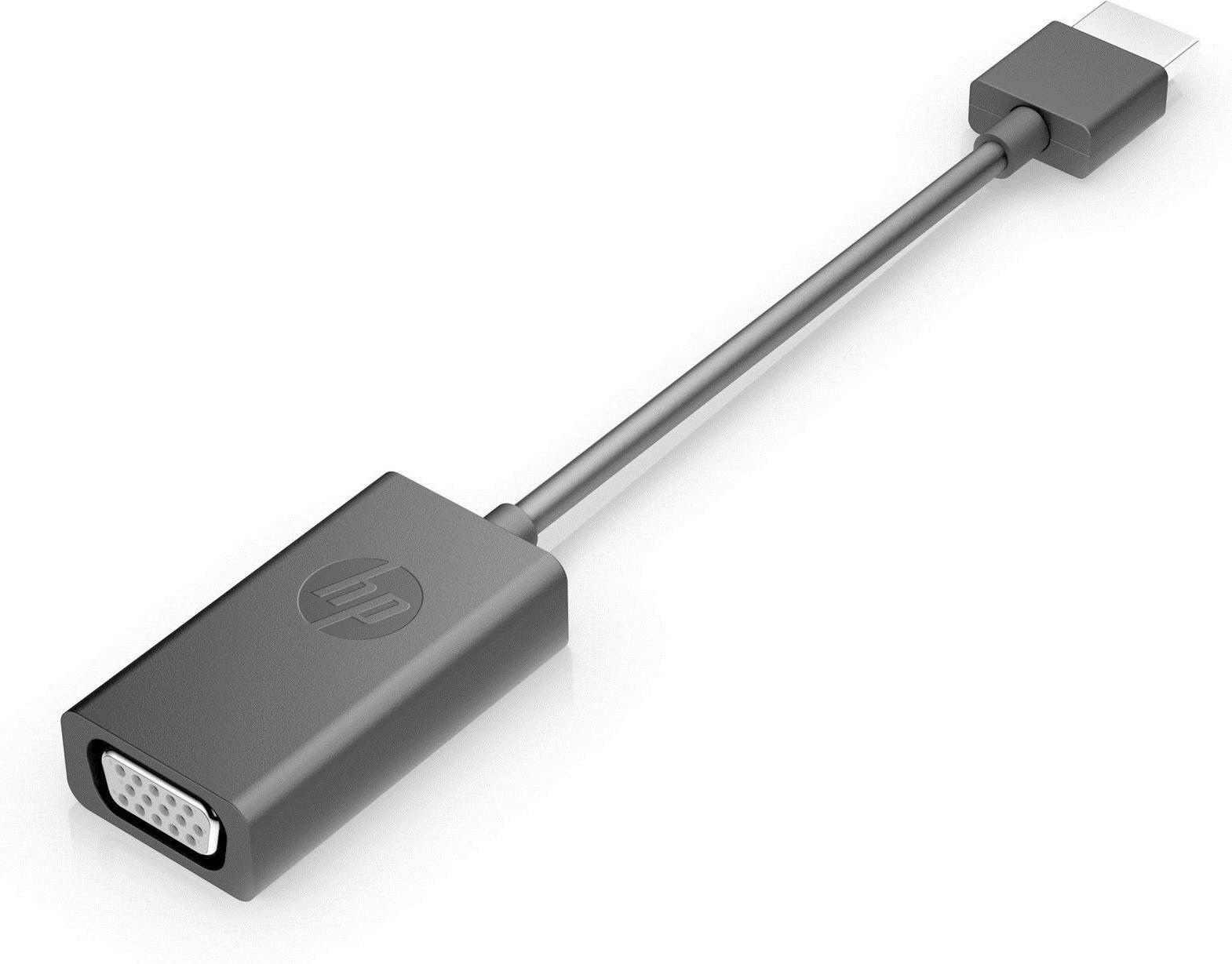 HP HDMI-zu-VGA-Kabeladapter - VGA (D-Sub) - HDMI Typ A (Standard) - Männlich - Weiblich - Schwarz - Haus (X1B84AA) von HP Inc