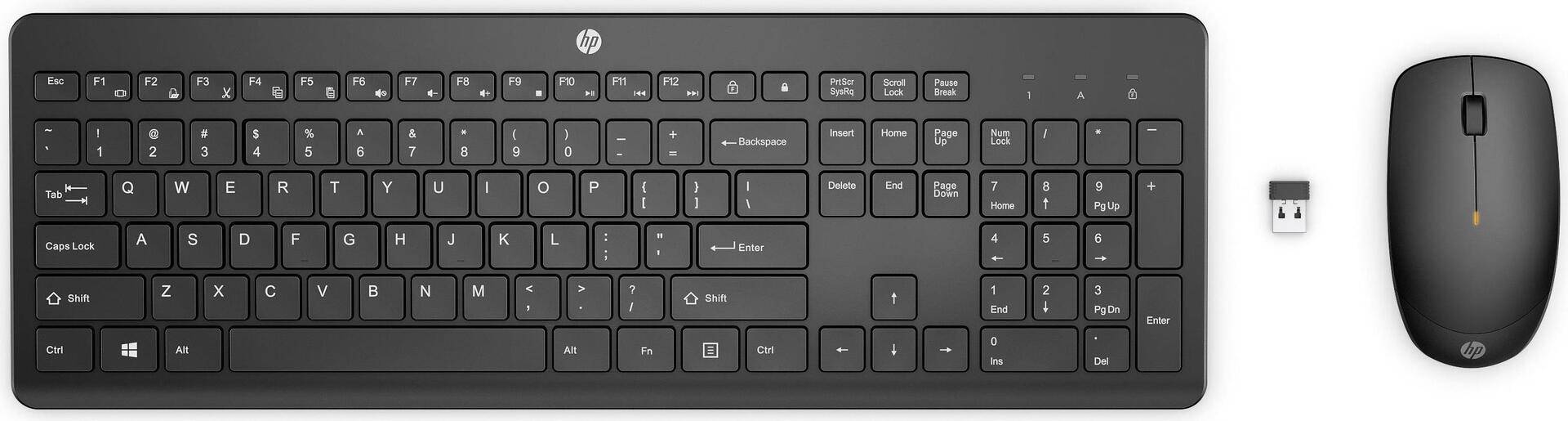 HP INC HP 235 WL Mouse and KB Combo Multinational - UK English Localization (1Y4D0AA#B13) von HP Inc