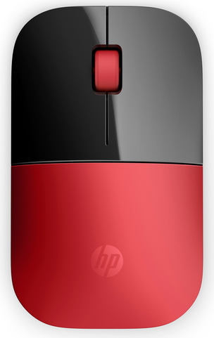 HP Z3700 - Maus - kabellos - 2,4 GHz - kabelloser Empfänger (USB) - Rot - für HP 20, 22, 24, 27, 460, Pavilion 24, 27, 590, 595, TP01, Pavilion Laptop 14, 15 (V0L82AA#ABB) von HP Inc