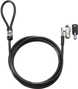 HP Keyed Cable Lock - Sicherheitskabelschloss - 1,83 m - für ZBook 17 G3 Mobile Workstation, Studio G3 Mobile Workstation (T1A62AA) von HP Inc