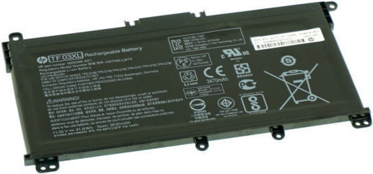 HP - Laptop-Batterie - Lithium-Ionen - 3 Zellen - 3,6 Ah - 41 Wh - für Pavilion 14, 15, 17 (920070-855) von HP Inc