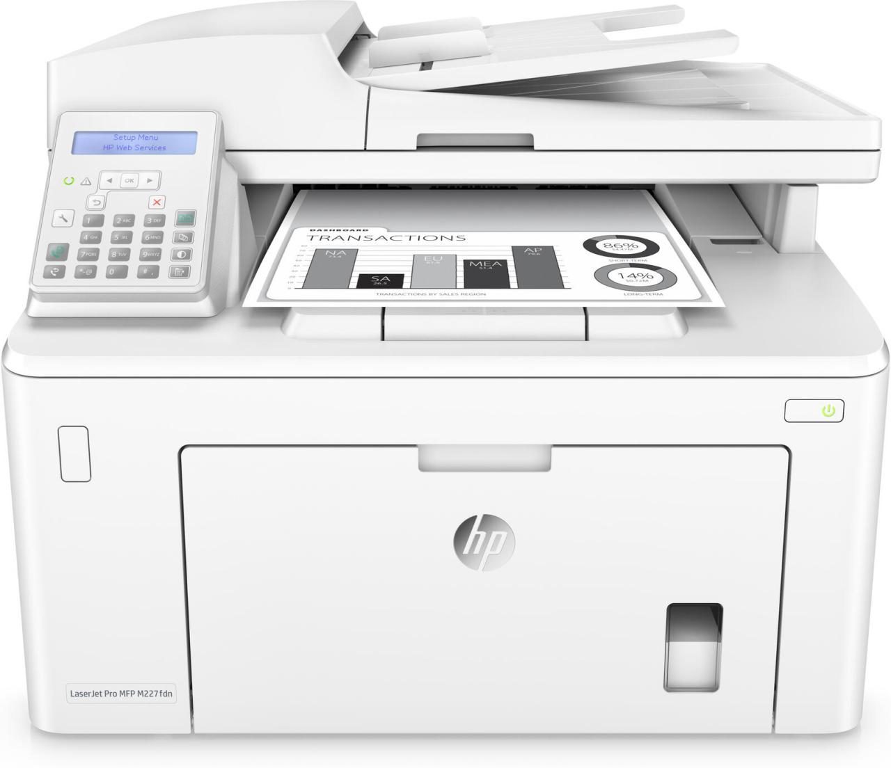 HP LaserJet Pro M227fdn Laser-Multifunktionsgerät s/w von HP Inc.