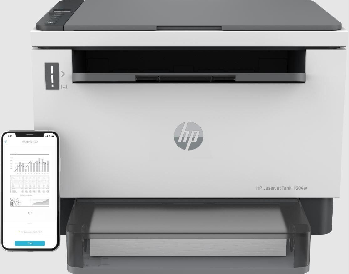 HP LaserJet Tank MFP 1604w Laser-Multifunktionsgerät s/w HP LaserJet Tank MFP 1604w Laser-Multifunktionsgerät s/w von HP Inc.