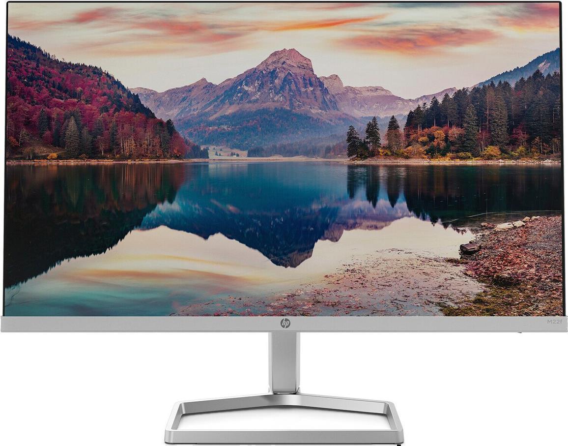 HP M22f - M-Series - LED-Monitor - 55.9 cm (22) (21.5 sichtbar) - 1920 x 1080 Full HD (1080p) @ 75 Hz - IPS - 300 cd/m² - 1000:1 - 5 ms - HDMI, VGA [Energieklasse E] (2D9J9AA#ABB) von HP Inc