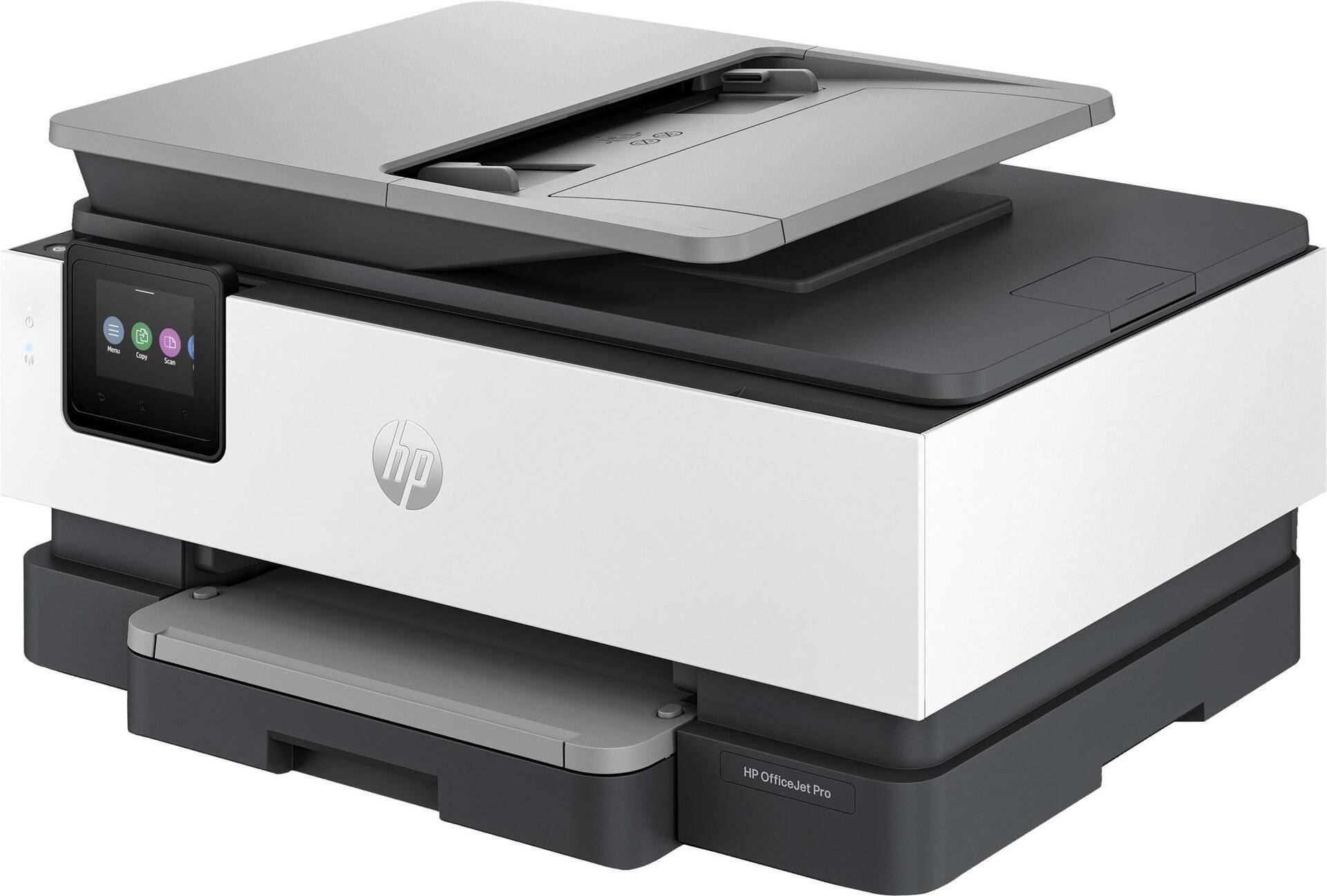 HP OfficeJet Pro HP 8132e All-in-One-Drucker - Farbe - Drucker f�r Zu Hause - Drucken - Kopieren - Scannen - Faxen - Geeignet f�r HP Instant Ink, Automatische Dokumentenzuf�hrung, Touchscreen, Ger�uscharmer Modus, Drucken �ber VPN mit HP+ (40Q45B) von HP Inc