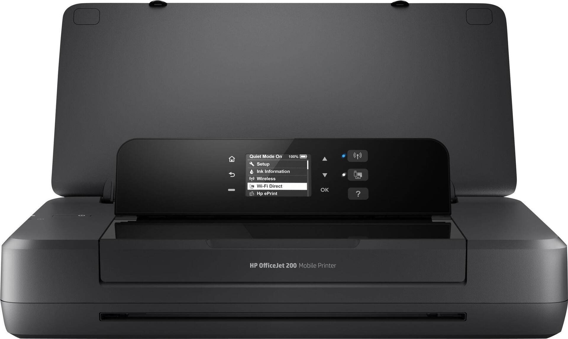 HP Officejet 200 Mobile Printer - Drucker - Farbe - Tintenstrahl - A4/Legal - 1200 x 1200 dpi - bis zu 20 Seiten/Min. (s/w) / bis zu 19 Seiten/Min. (Farbe) - Kapazität: 50 Blätter - USB, USB-Host (CZ993A) von HP Inc