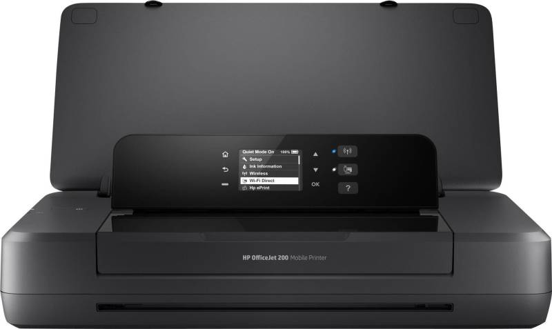HP Officejet 200 Mobile Printer - Drucker - Farbe - Tintenstrahl - A4/Legal - 1200 x 1200 dpi - bis zu 20 Seiten/Min. (s/w) / bis zu 19 Seiten/Min. (Farbe) - Kapazität: 50 Blätter - USB, USB-Host (CZ993A) von HP Inc