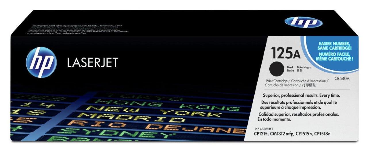HP Original 125A Toner schwarz 2.200 Seiten (CB540A) von HP Inc.