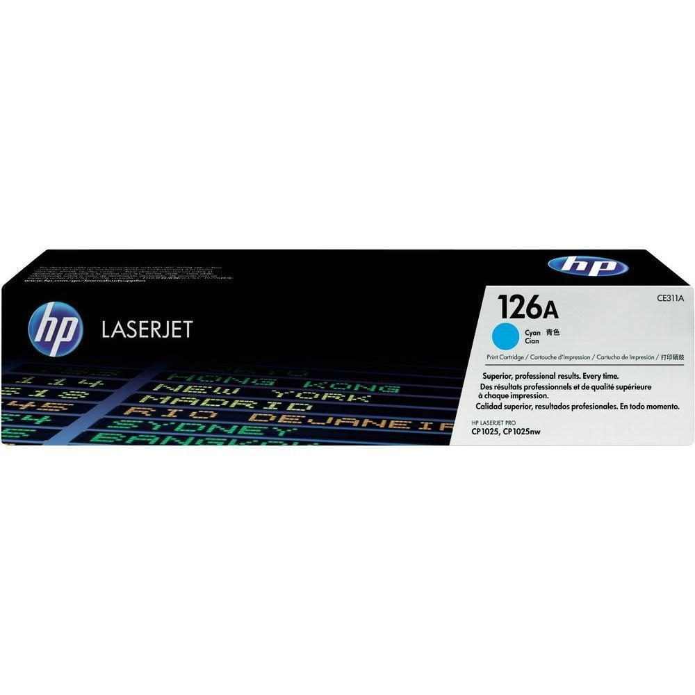 HP Original 126A Toner cyan 1.000 Seiten (CE311A) von HP Inc.