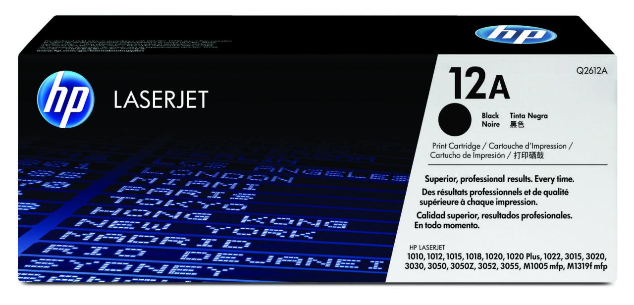 HP Original 12A Toner schwarz 2.000 Seiten (Q2612A) von HP Inc.