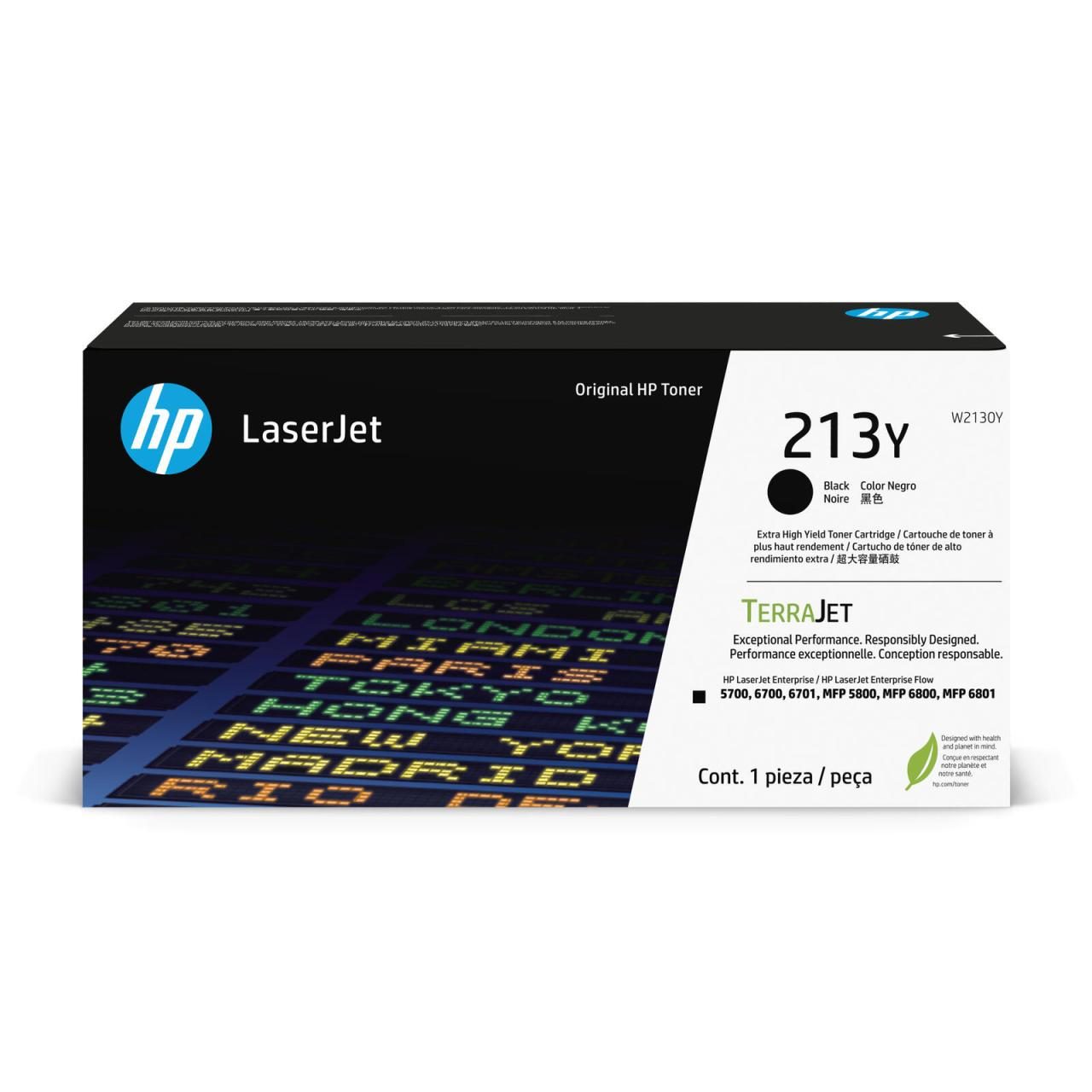 HP Original 213Y Toner - schwarz (W2130Y) von HP Inc.