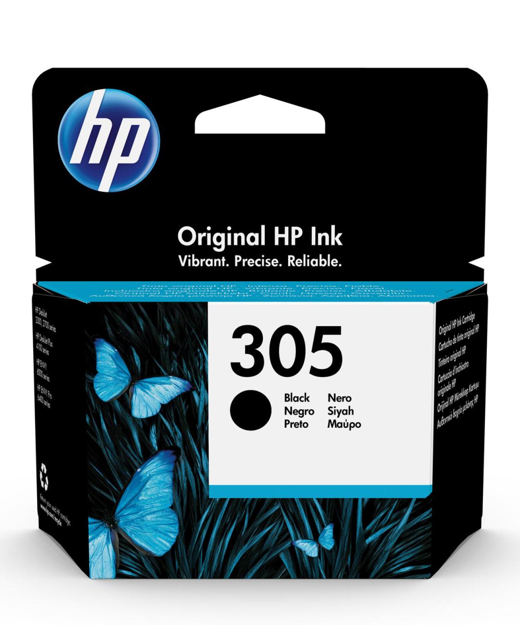 HP Original 305 Druckerpatrone - schwarz (3YM61AE) von HP Inc.