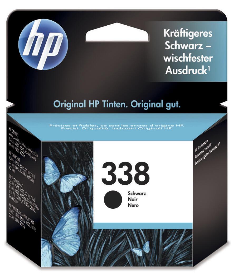 HP Original 338 Druckerpatrone schwarz 450 Seiten 11ml (C8765EE) von HP Inc.