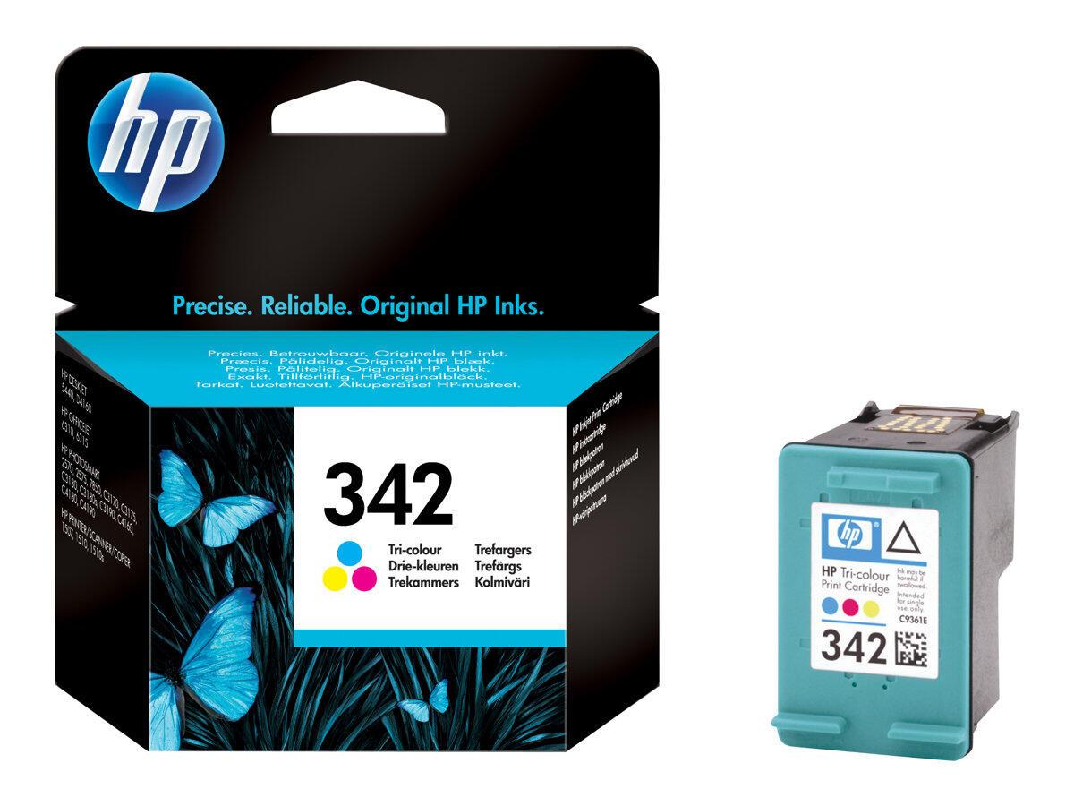 HP Original 342 Druckerpatrone cyan magenta gelb 5ml (C9361EE) von HP Inc.