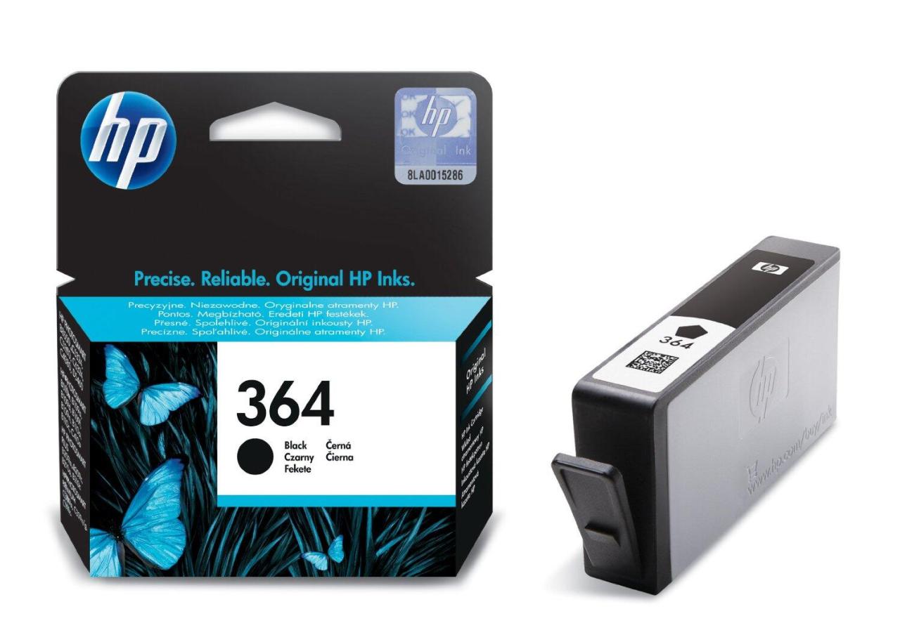 HP Original 364 Druckerpatrone schwarz 250 Seiten 6ml (CB316EE) von HP Inc.