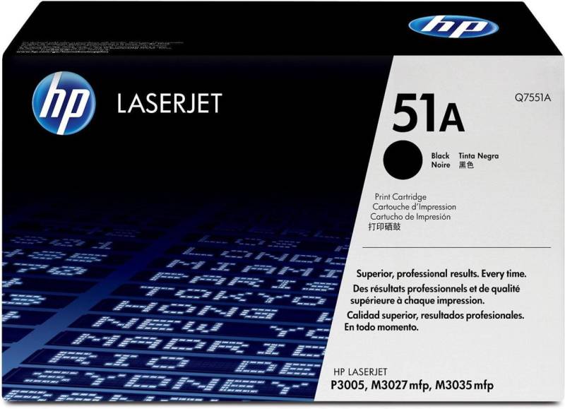 HP Original 51A Toner schwarz 6.500 Seiten (Q7551A) von HP Inc.