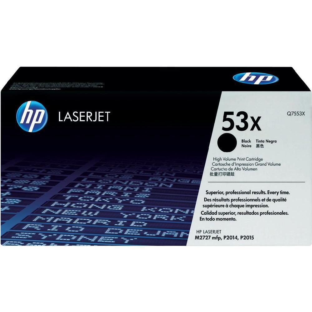 HP Original 53X Toner schwarz hohe Kapazität 7.000 Seiten (Q7553X) von HP Inc.